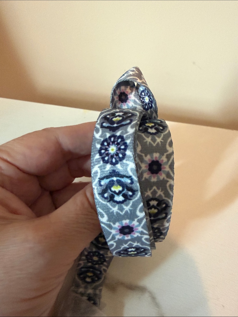 NWT Vera Bradley “Plaza‎ Tile” lanyard keychain